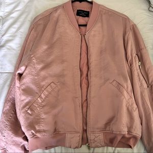 Large love tree bomber jacket